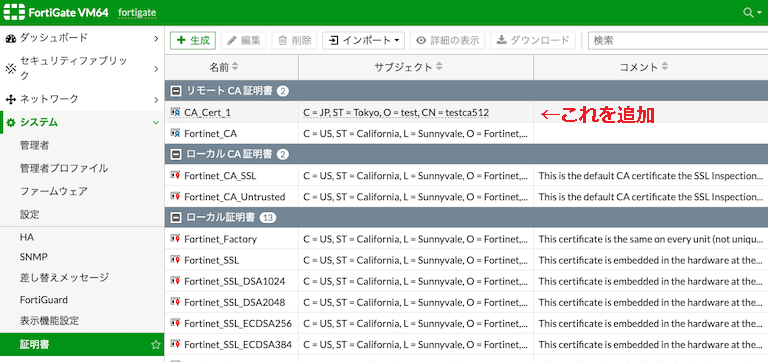 Fortigate VPN